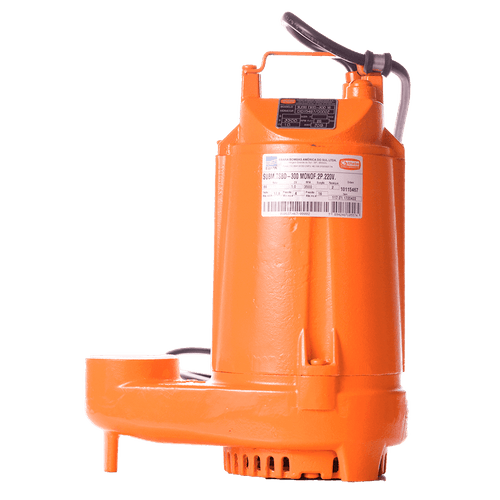 Bomba Drenagem Submersivel TSBD 300 1,0Cv Rotor de 96,5mm Monofasico Motor Weg IP68 220V