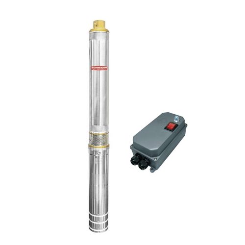 Bomba Submersa Schneider 3" Polegadas 3R3PB-25 1,5Cv 220V Monofasico Com Painel