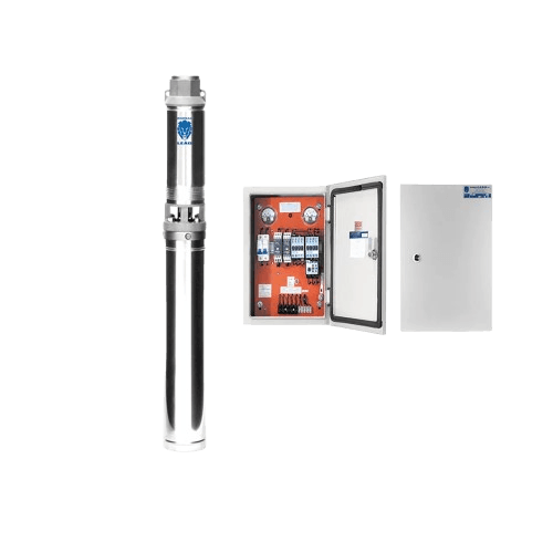 Bomba Submersa Leão 4" Polegadas 4R1PA-19 1Cv 220V Monofasico Com Painel