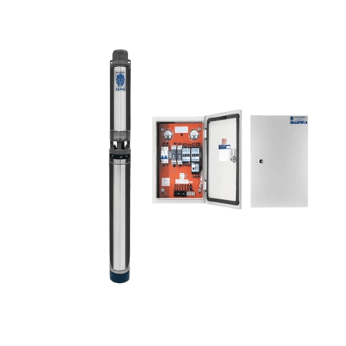 Bomba Submersa Leão 4" Polegadas 4R3RPA-03 1/2Cv 220V 370 Monofasico Com Painel